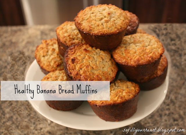Recipe// Healthy Banana Bread Muffins